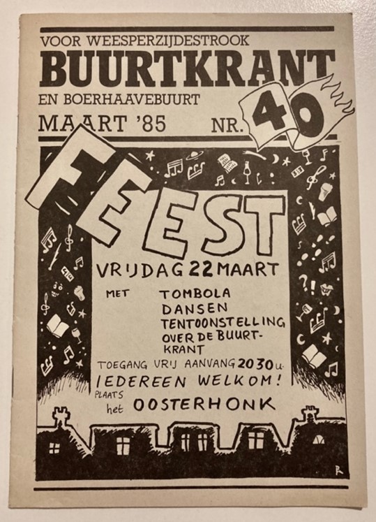 Buurtkrant nr 40 - maart 1985