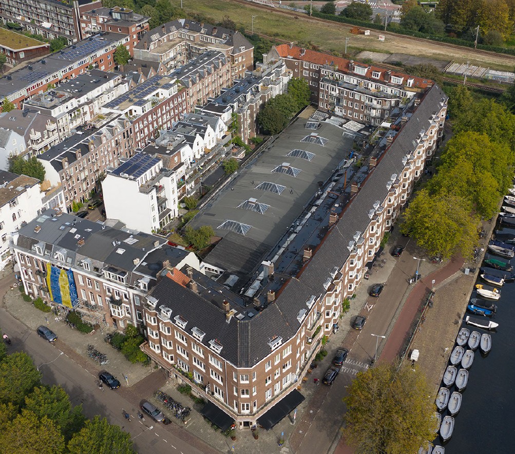 Amstelgarage bovenaanzicht